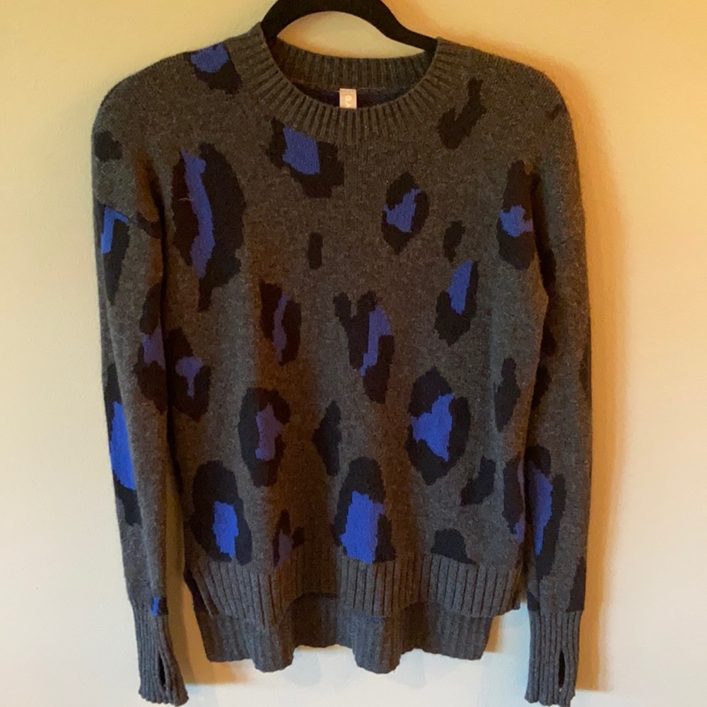 Athleta Animal Print Sweater